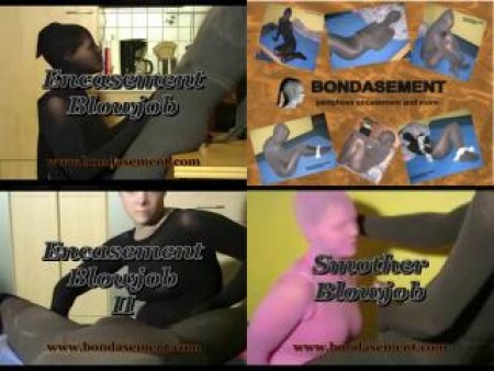 Bondasement - Pantyhose Encasement - Blowjob Box 3in1